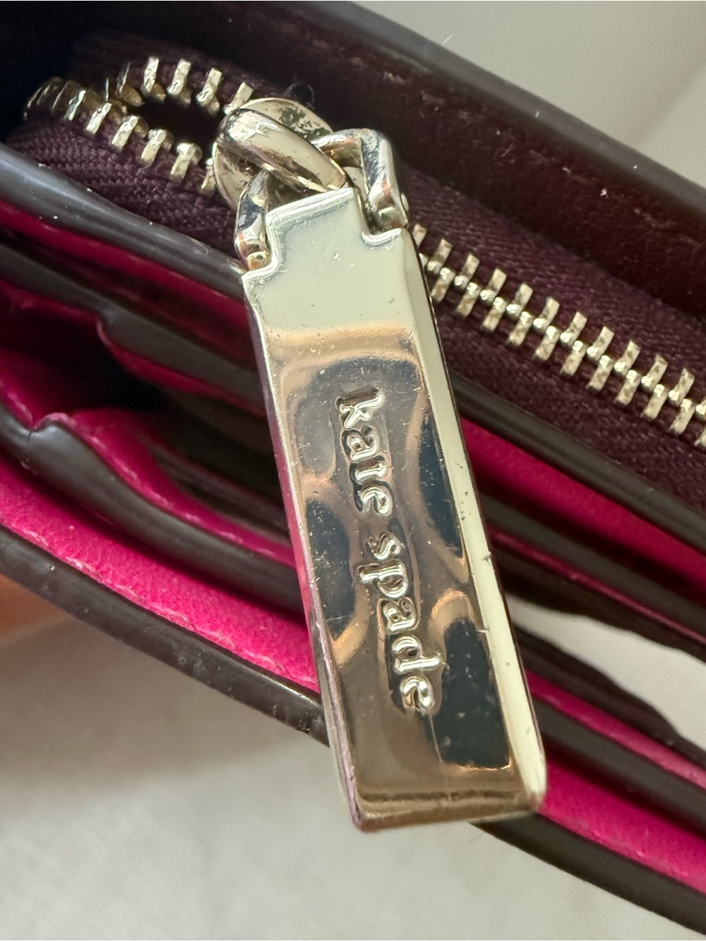 Kate Spade New York Bifold Wallet in Mulberry/Berry - Picture 6 of 17